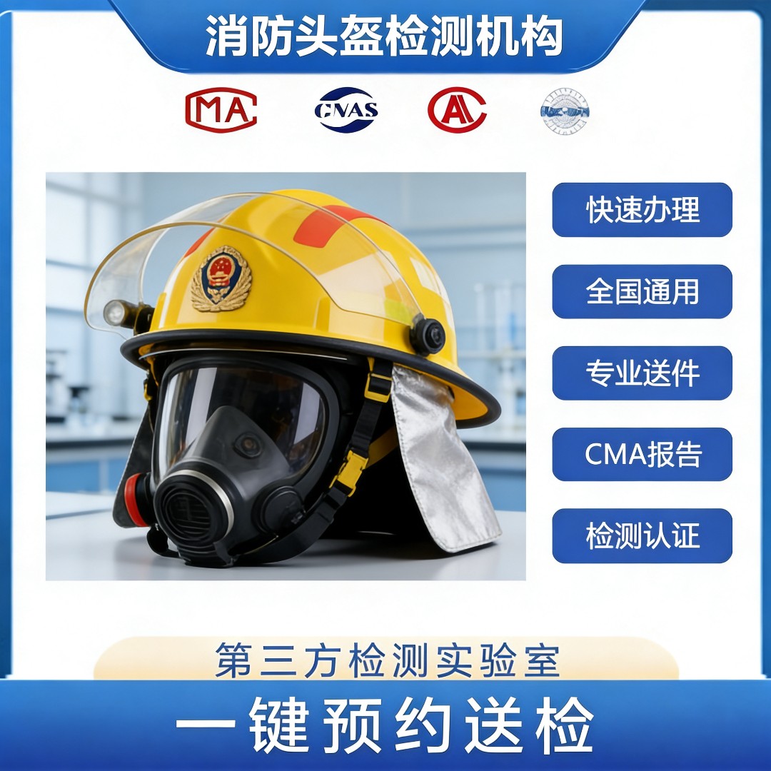 消防头盔检测机构-消防头盔耐冲击检测中心