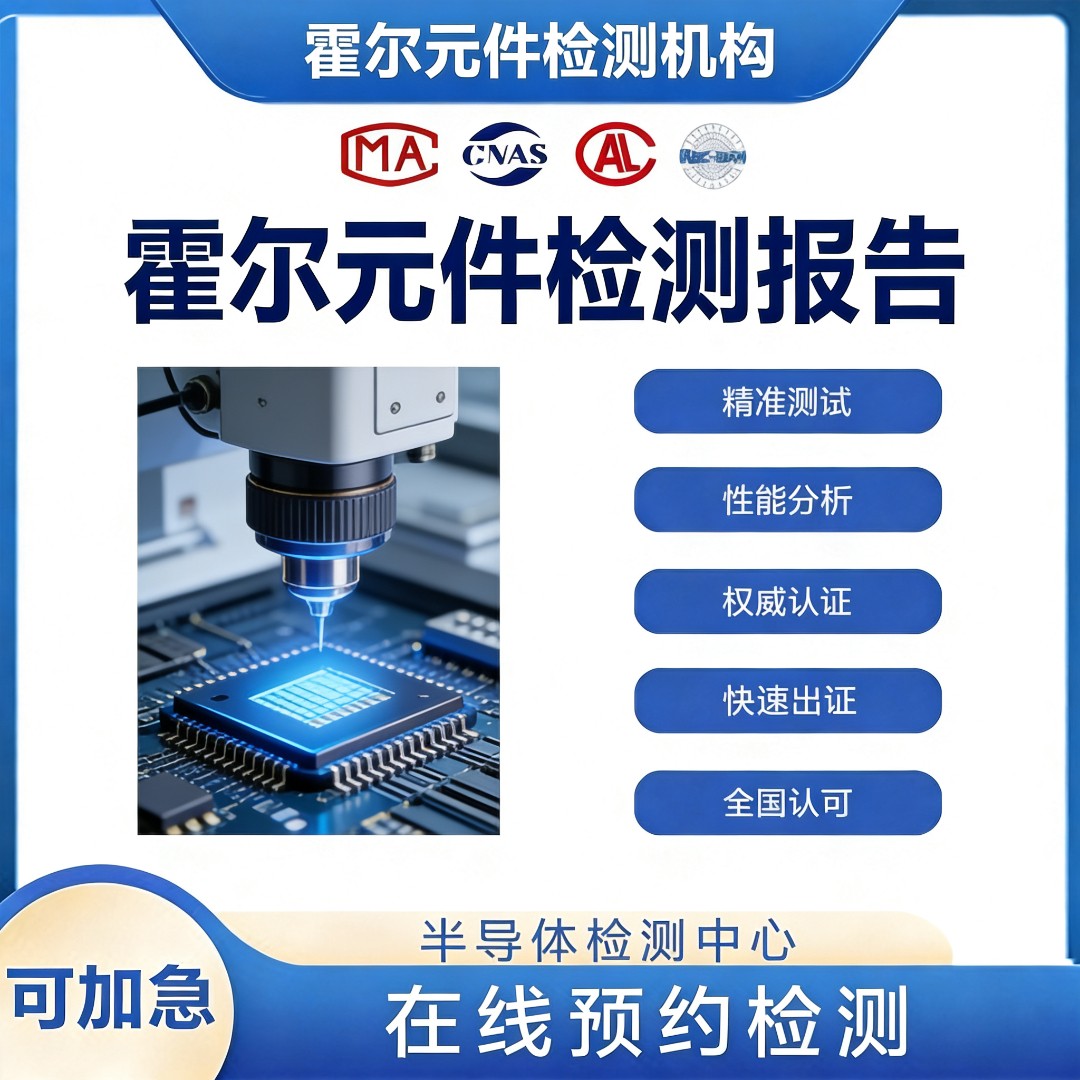 霍尔元件检测机构-霍尔元件灵敏度检测中心