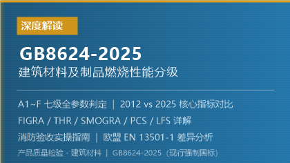 GB8624-2025《建筑材料及制品燃烧性能分级》深度解读
