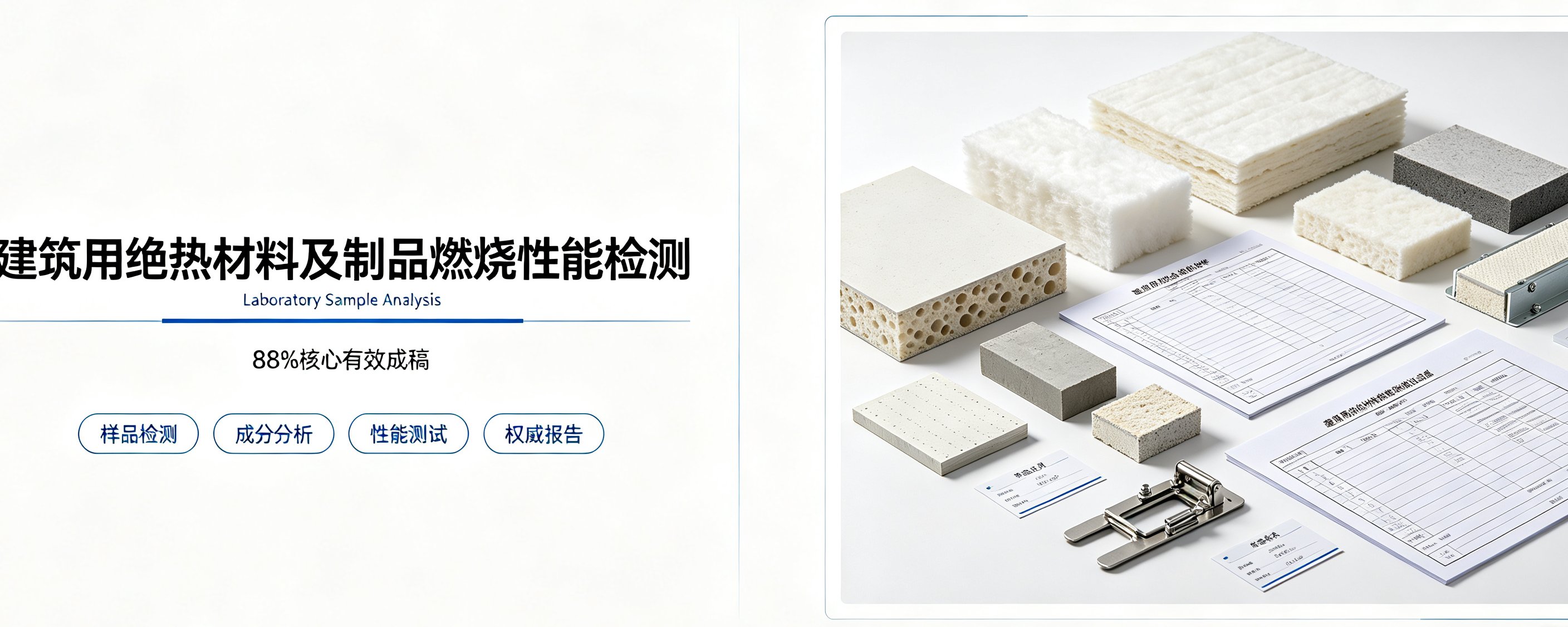 建筑用绝热材料及制品燃烧性能检测