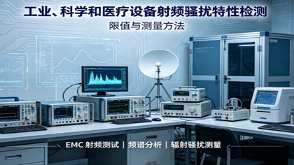 工业、科学和医疗设备射频骚扰特性限值和测量方法检测