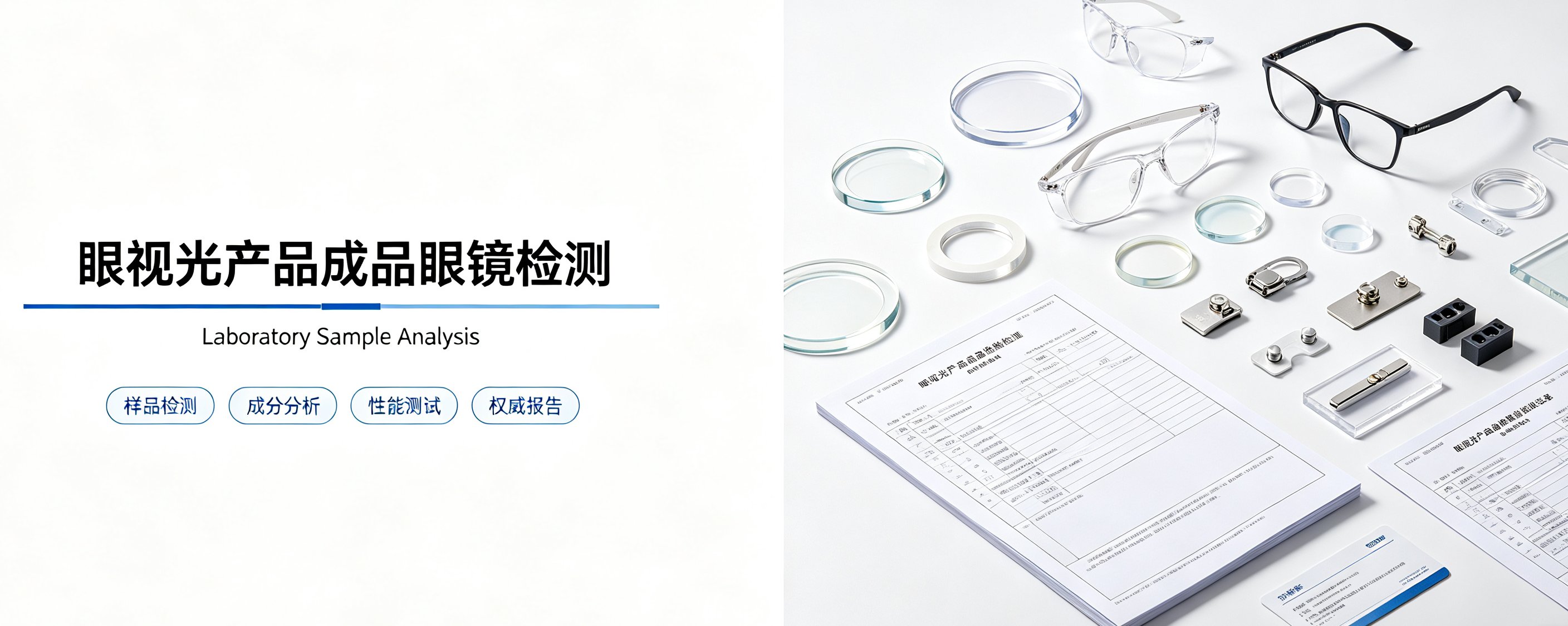 眼视光产品成品眼镜检测