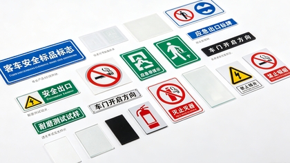 客车用安全标志和信息符号检测