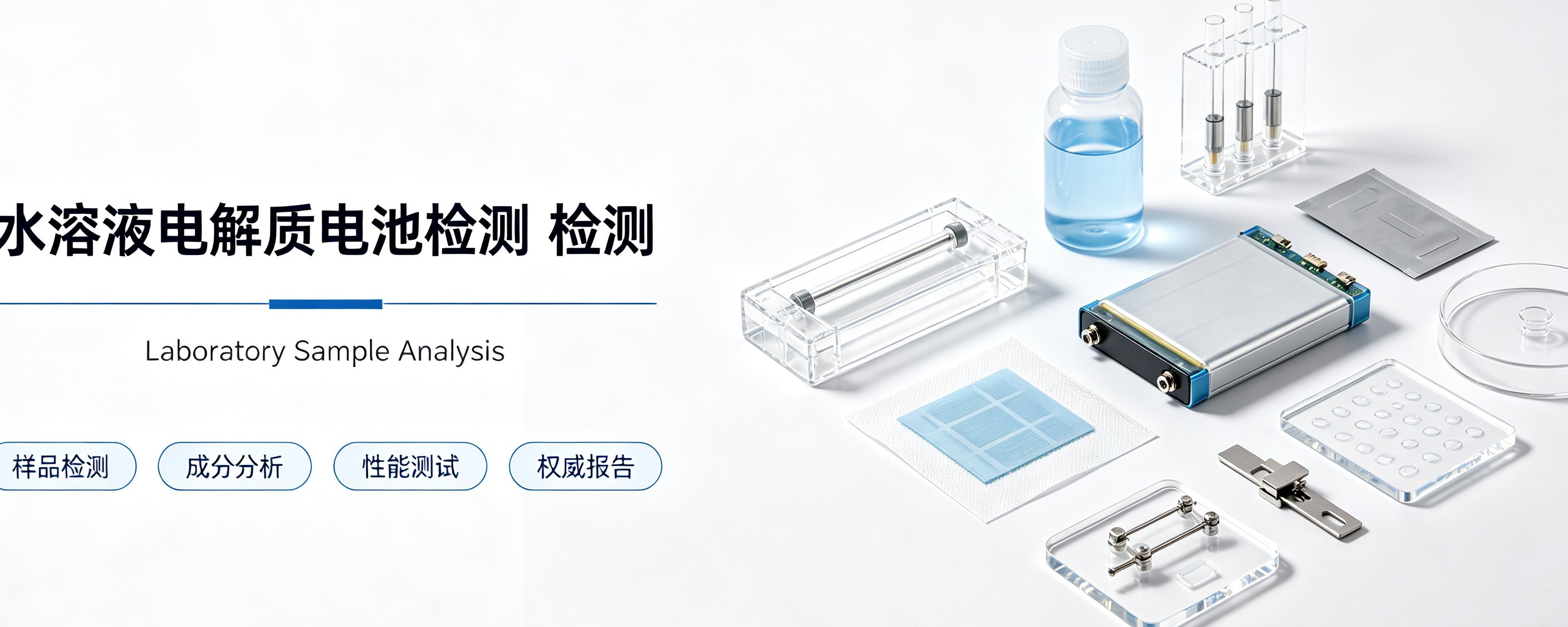 水溶液电解质电池检测