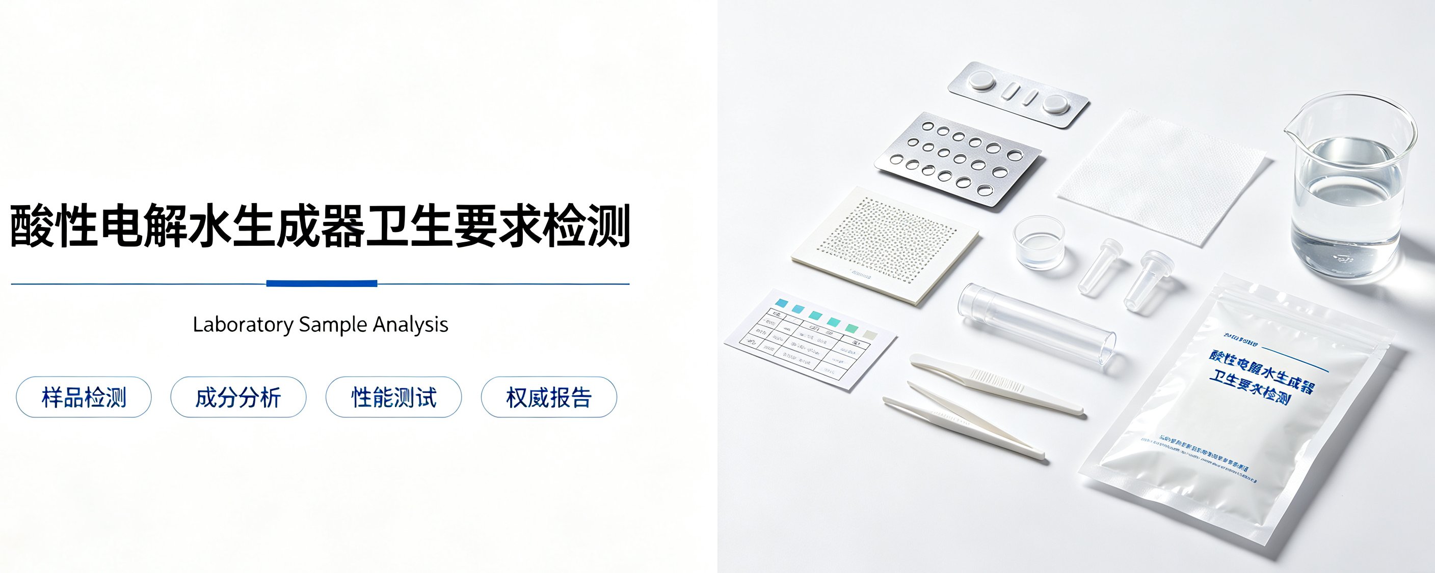 酸性电解水生成器卫生要求检测