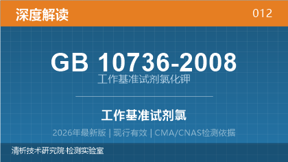 GB10736-2008《工作基准试剂 氯化钾》深度解读