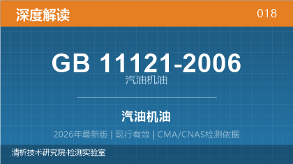 GB11121-2006《汽油机油》深度解读