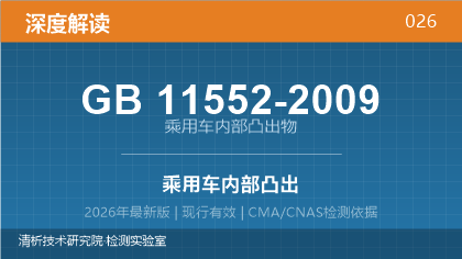 GB11552-2009《乘用车内部凸出物》深度解读