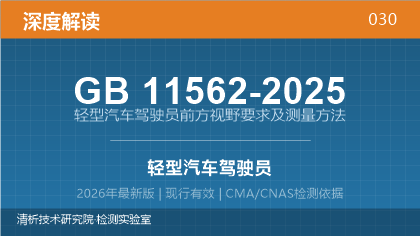 GB11562-2025《轻型汽车驾驶员前方视野要求及测量方法》深度解读