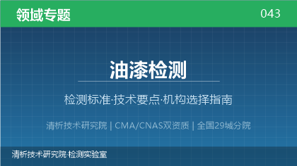 油漆检测机构怎么选？2026年选型指南（附资质与标准清单）
