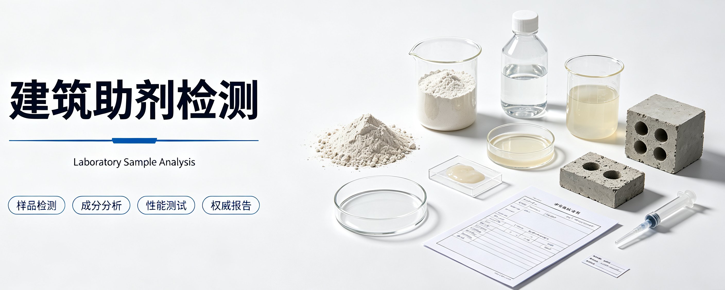 建筑助剂检测