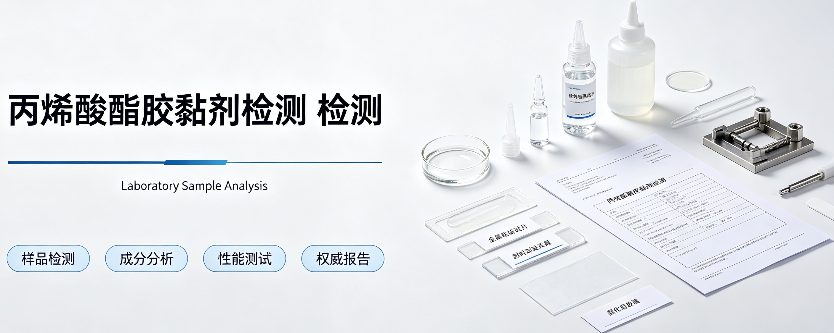丙烯酸酯胶黏剂检测