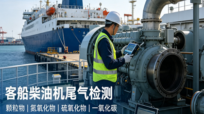 客船柴油机尾气检测助力广东某船务公司应对环保与海关监管