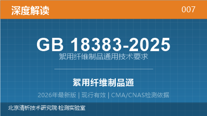 GB18383-2025《絮用纤维制品通用技术要求》深度解读