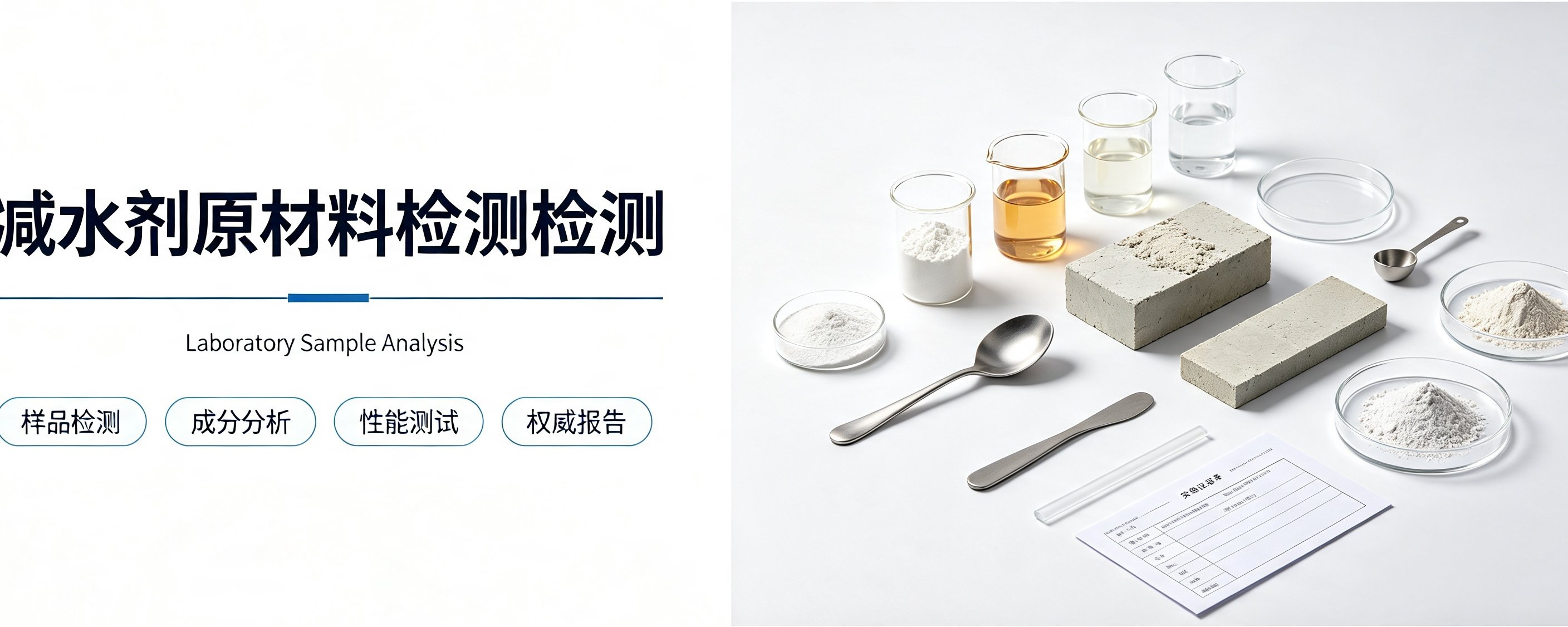 减水剂原材料检测