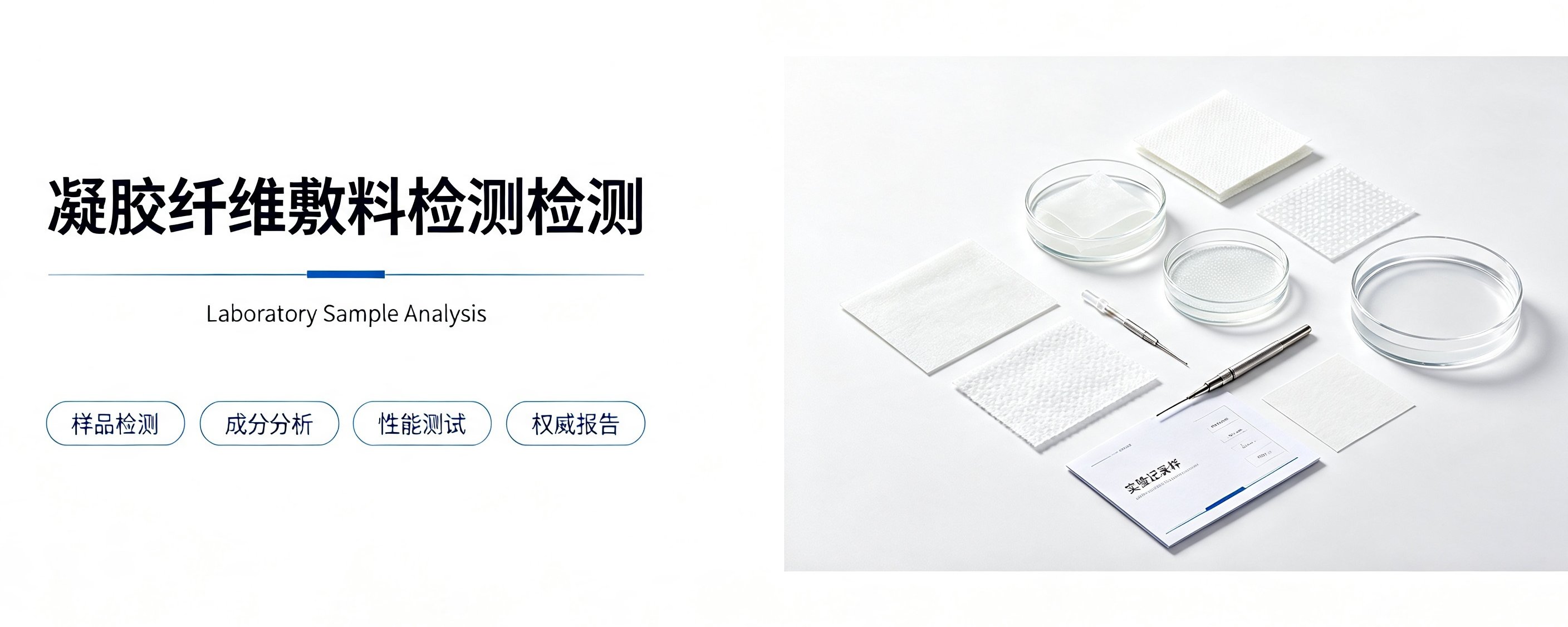 凝胶纤维敷料检测