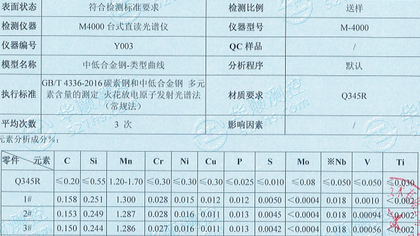 铁板牌号分析助力南通机械企业解决材料鉴定难题