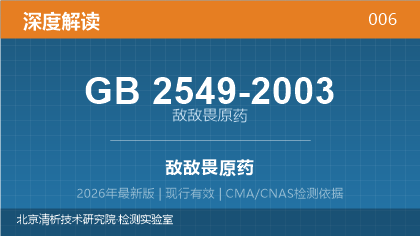 GB2549-2003《敌敌畏原药》深度解读