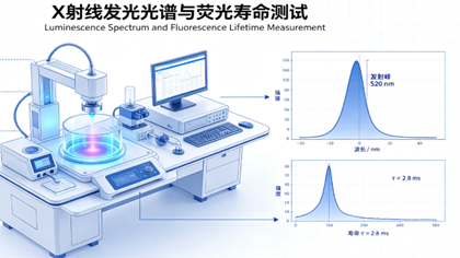X射线发光光谱与荧光寿命测试助力钙钛矿闪烁体材料性能验证