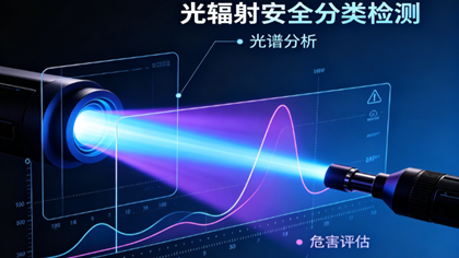光辐射安全分类检测助力医疗器械企业通过YY/T 1534-2017标准