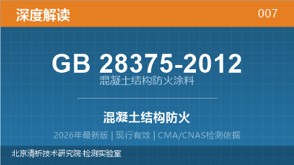 GB28375-2012《混凝土结构防火涂料》深度解读