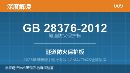 GB28376-2012《隧道防火保护板》深度解读