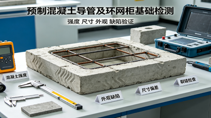 预制混凝土导管及环网柜基础检测助力电力工程招投标