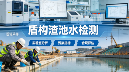 盾构渣池水检测助力某建筑企业判定V类水质标准