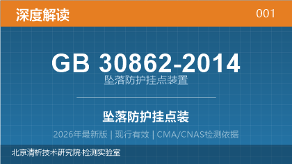 GB30862-2014《坠落防护 挂点装置》深度解读